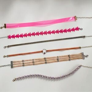 Y2K Urban Outfitters Bundle Chokers and Ring